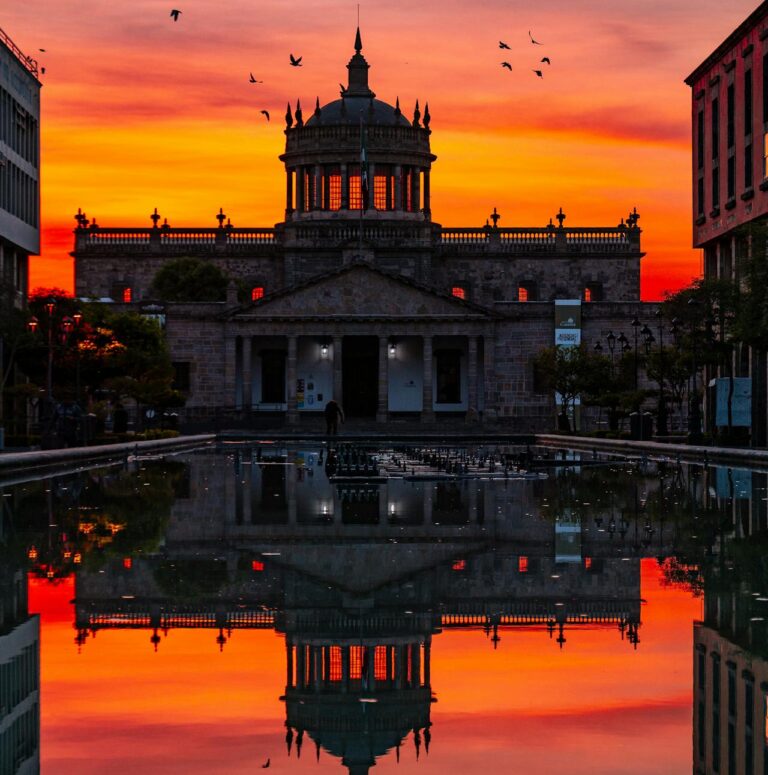 Vista de la Catedral de Guadalajara